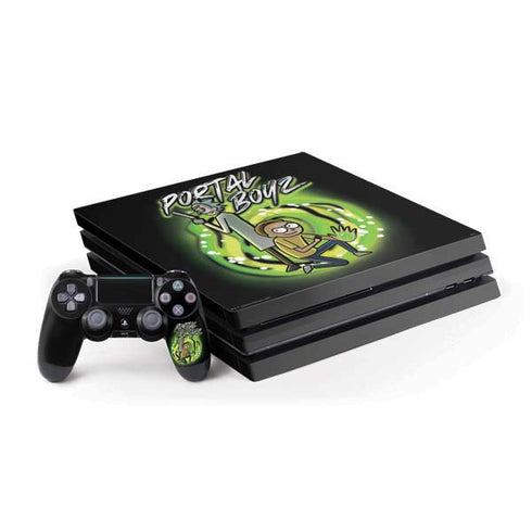Adult Swim Rick and Morty Portal Boyz PS4 Pro Bundle Skin