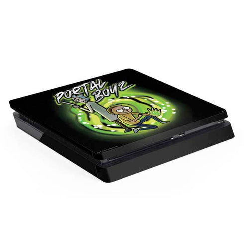 Adult Swim Rick and Morty Portal Boyz PS4 Slim Skin