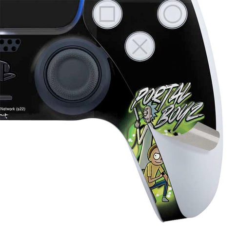 Adult Swim Rick and Morty Portal Boyz PS5 Controller Skin