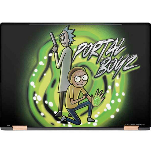 Adult Swim Rick and Morty Portal Boyz HP Spectre Skin