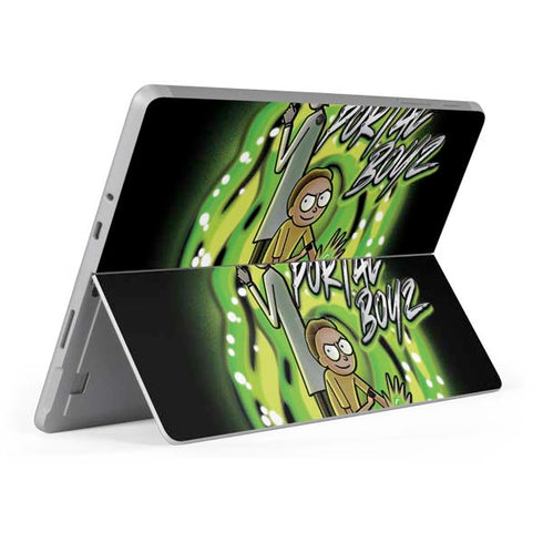 Adult Swim Rick and Morty Portal Boyz Surface Go Skin