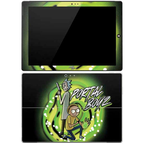 Adult Swim Rick and Morty Portal Boyz Surface Pro 3 Skin