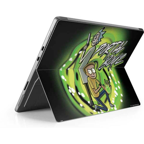 Adult Swim Rick and Morty Portal Boyz Surface Pro 8 Skin