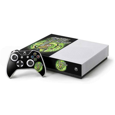 Adult Swim Rick and Morty Portal Boyz Xbox One S All-Digital Edition Bundle Skin