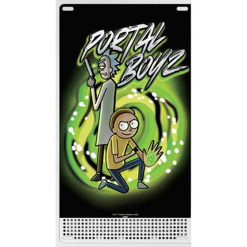 Adult Swim Rick and Morty Portal Boyz Xbox Series S Console Skin
