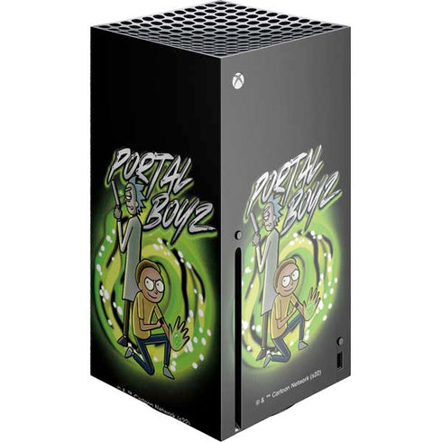 Adult Swim Rick and Morty Portal Boyz Xbox Series X Console Skin