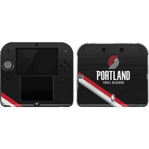 NBA Portland Trail Blazers Away Jersey Nintendo 2DS Skin