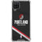 NBA Portland Trail Blazers Away Jersey Galaxy A12 Clear Case