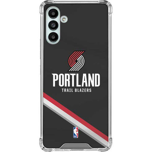 NBA Portland Trail Blazers Away Jersey Galaxy A13 5G Clear Case
