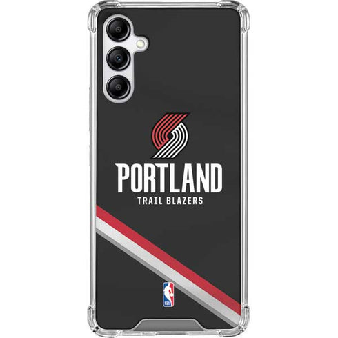 NBA Portland Trail Blazers Away Jersey Galaxy A14 5G Clear Case