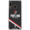 NBA Portland Trail Blazers Away Jersey Galaxy A30 Clear Case