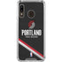 NBA Portland Trail Blazers Away Jersey Galaxy A30 Clear Case