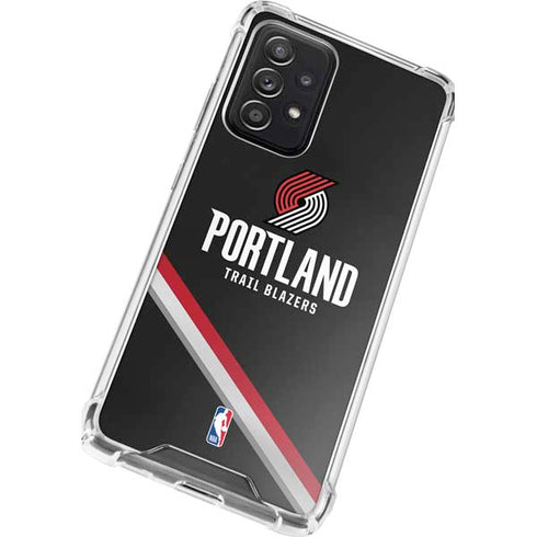 NBA Portland Trail Blazers Away Jersey Galaxy A52 5G Clear Case
