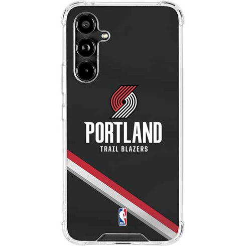 NBA Portland Trail Blazers Away Jersey Galaxy A54 5G Clear Case