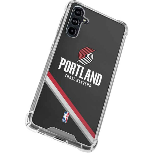 NBA Portland Trail Blazers Away Jersey Galaxy A54 5G Clear Case