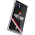 NBA Portland Trail Blazers Away Jersey Galaxy A71 5G Clear Case