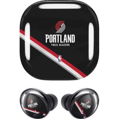NBA Portland Trail Blazers Away Jersey Galaxy Buds Pro Skin