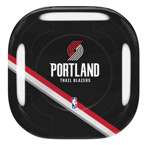 NBA Portland Trail Blazers Away Jersey Galaxy Buds Pro Skin