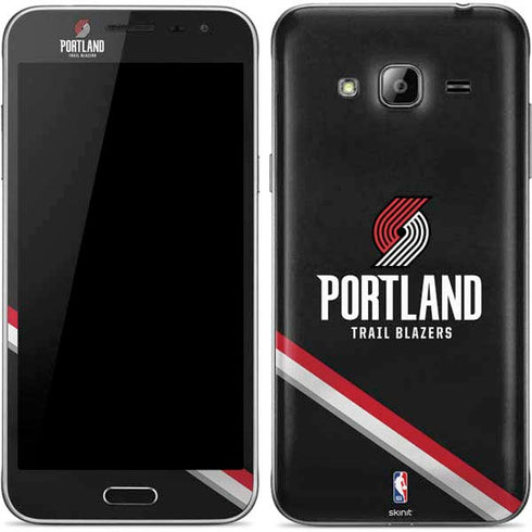 NBA Portland Trail Blazers Away Jersey Galaxy J3 Skin
