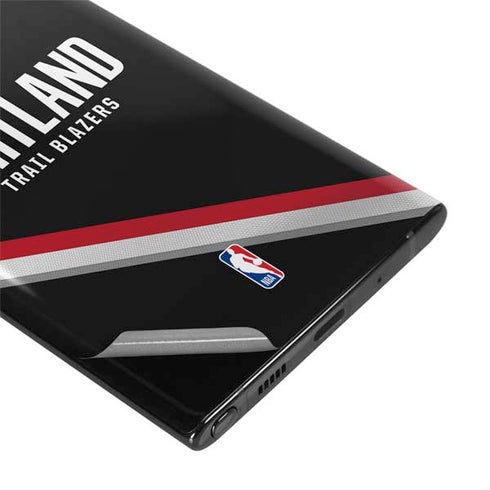 NBA Portland Trail Blazers Away Jersey Galaxy Note 10 Plus Skin