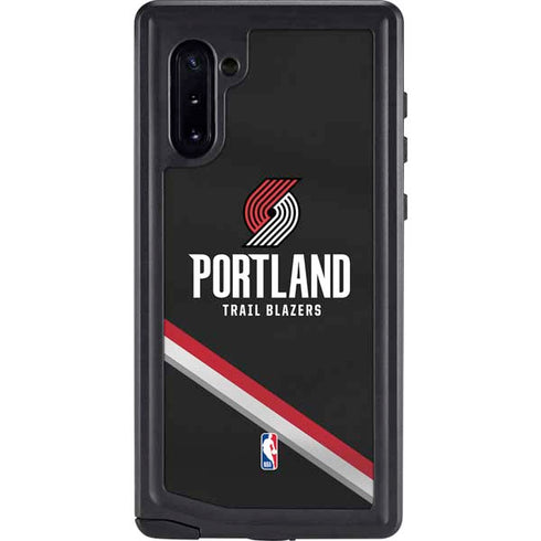 NBA Portland Trail Blazers Away Jersey Galaxy Note 10 Waterproof Case