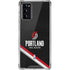 NBA Portland Trail Blazers Away Jersey Galaxy Note20 5G Clear Case