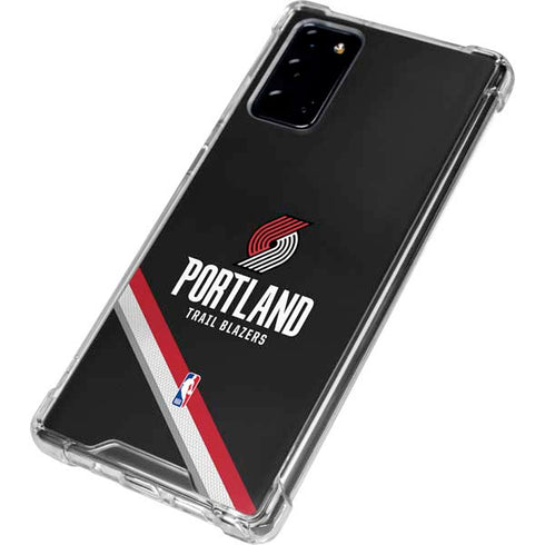 NBA Portland Trail Blazers Away Jersey Galaxy Note20 5G Clear Case
