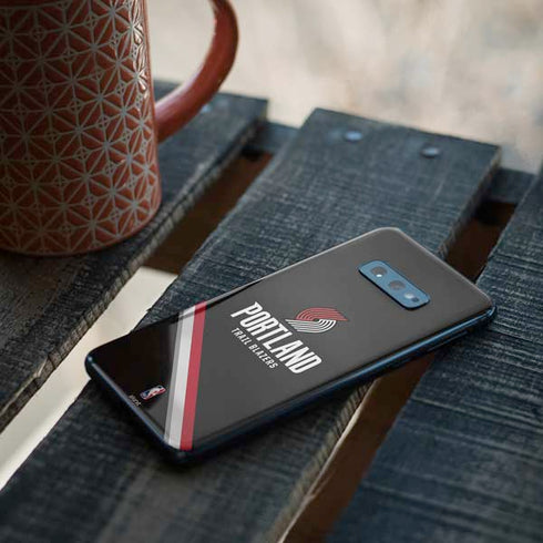 NBA Portland Trail Blazers Away Jersey Galaxy S10e Skin