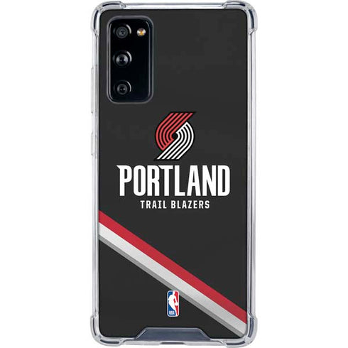 NBA Portland Trail Blazers Away Jersey Galaxy S20 FE Clear Case