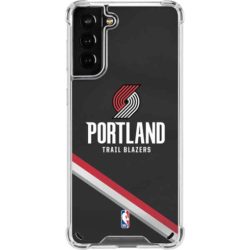 NBA Portland Trail Blazers Away Jersey Galaxy S21 Plus 5G Clear Case