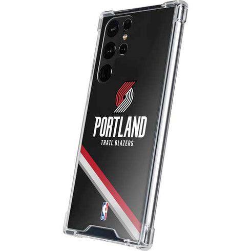 NBA Portland Trail Blazers Away Jersey Galaxy S22 Ultra Clear Case