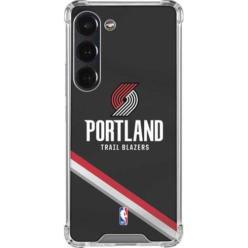NBA Portland Trail Blazers Away Jersey Galaxy S23 Clear Case