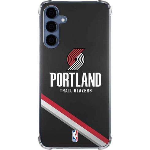 NBA Portland Trail Blazers Away Jersey Galaxy S24 Clear Case