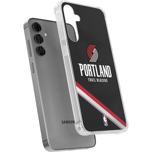 NBA Portland Trail Blazers Away Jersey Galaxy S24 Plus Clear Case