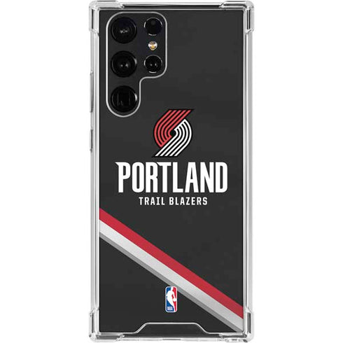 NBA Portland Trail Blazers Away Jersey Galaxy S24 Ultra Clear Case