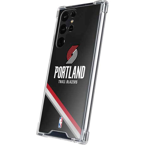 NBA Portland Trail Blazers Away Jersey Galaxy S24 Ultra Clear Case