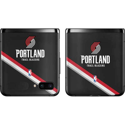 NBA Portland Trail Blazers Away Jersey Galaxy Z Flip Skin