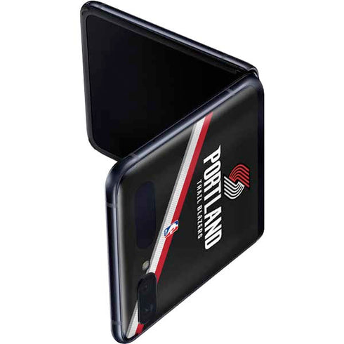 NBA Portland Trail Blazers Away Jersey Galaxy Z Flip Skin