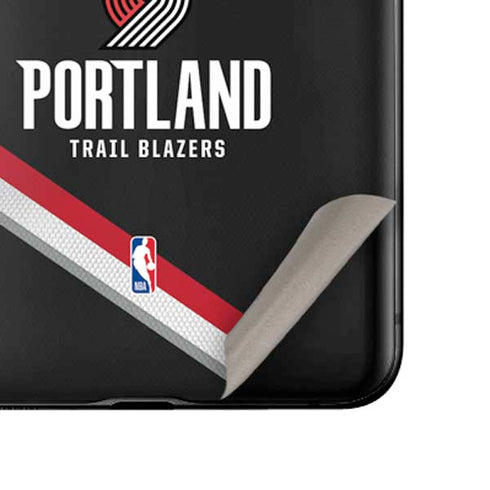 NBA Portland Trail Blazers Away Jersey Galaxy Z Flip Skin