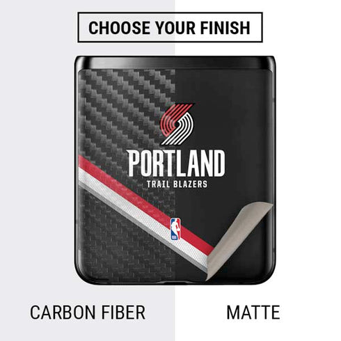 NBA Portland Trail Blazers Away Jersey Galaxy Z Flip Skin