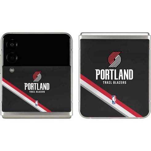 NBA Portland Trail Blazers Away Jersey Galaxy Z Flip3 5G Skin
