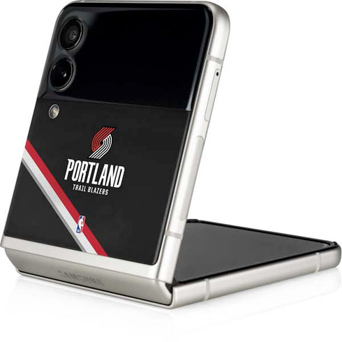 NBA Portland Trail Blazers Away Jersey Galaxy Z Flip3 5G Skin
