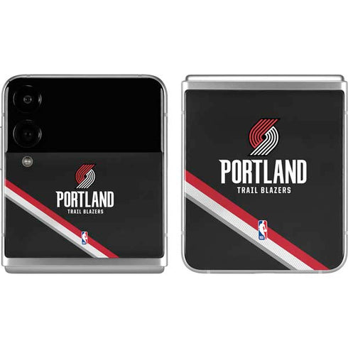 NBA Portland Trail Blazers Away Jersey Galaxy Z Flip4 5G Skin