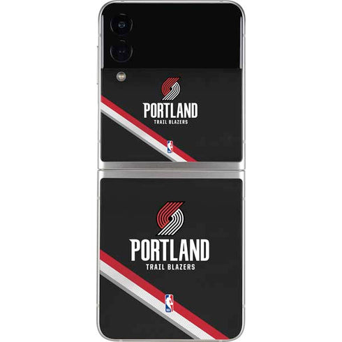 NBA Portland Trail Blazers Away Jersey Galaxy Z Flip4 5G Skin