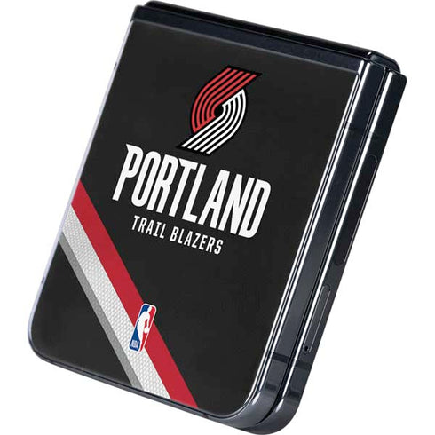 NBA Portland Trail Blazers Away Jersey Galaxy Z Flip5 5G Skin