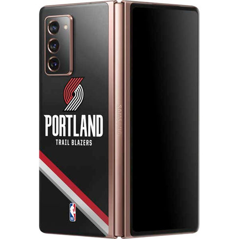 NBA Portland Trail Blazers Away Jersey Galaxy Z Fold2 5G Skin