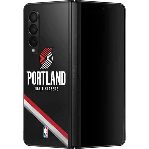 NBA Portland Trail Blazers Away Jersey Galaxy Z Fold3 5G Skin