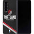 NBA Portland Trail Blazers Away Jersey Galaxy Z Fold4 5G Skin