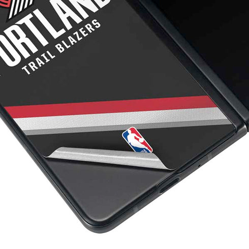 NBA Portland Trail Blazers Away Jersey Galaxy Z Fold4 5G Skin