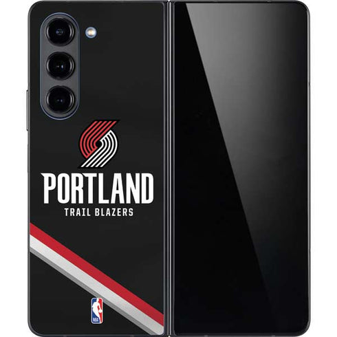 NBA Portland Trail Blazers Away Jersey Galaxy Z Fold5 5G Skin